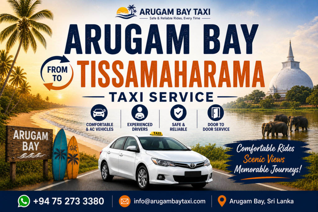 Arugam Bay to Thissamaharama